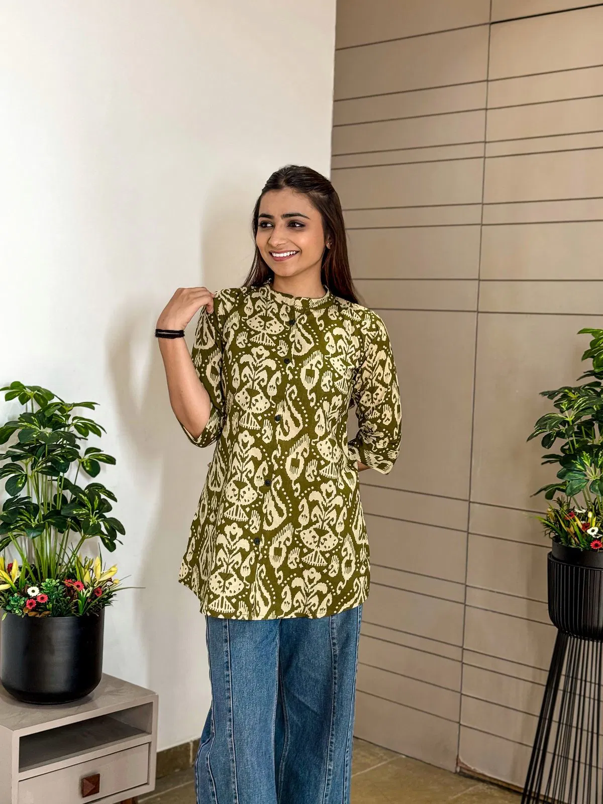 TTT Pure Premium Cotton Printed Ladies Tops Wholesale Shop In Surat
